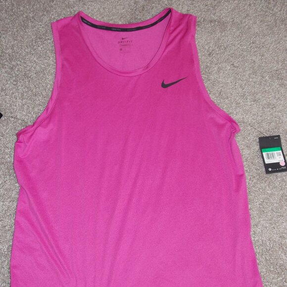 NWT- Nike Pro Hyper Dry Tank Top Men's Size XL Fire Pink - Picture 1 of 7